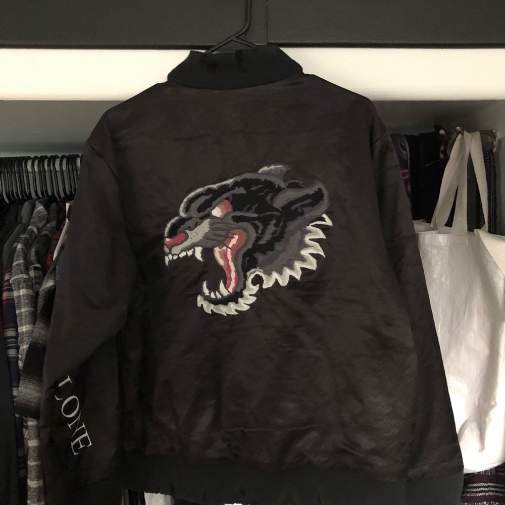 vlone x neighborhood bomber jacket